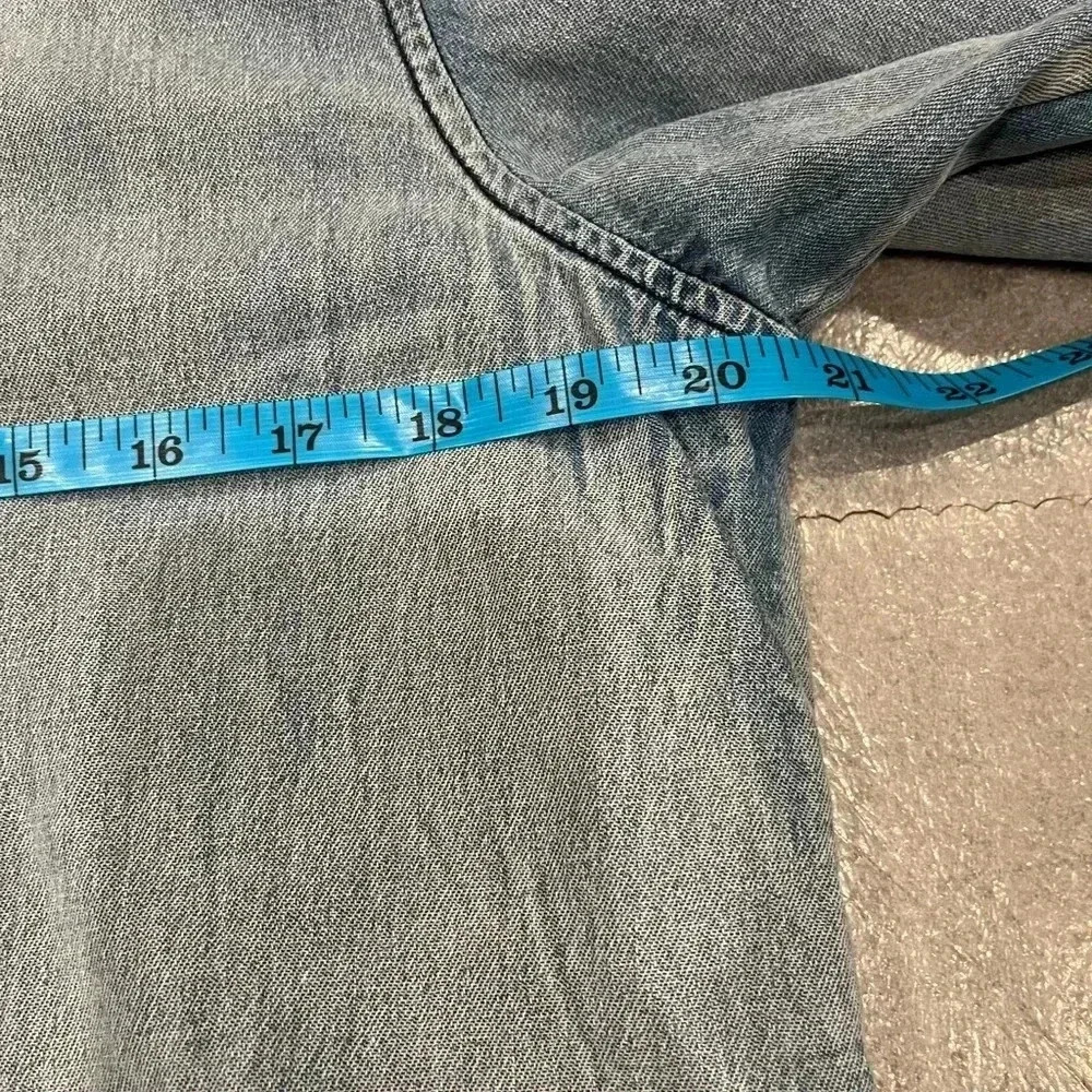 [XS/S] Revolve  Minkpink Hay Seed Anarok in Blue Denim - Picture 6 of 8